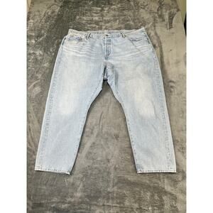 Levi's 501 Premium Women's Light Wash Button Fly Big E Jeans Size 22W